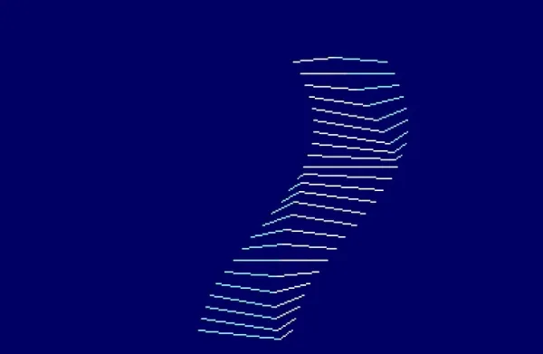 Une animation en 2 lignes de Basic